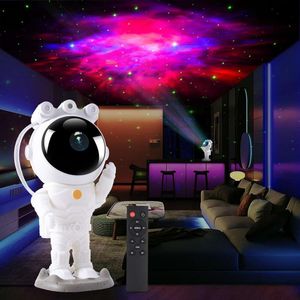 Star Projector, Astronaut Space Warrior Milky Way Night Light, Starry Sky Nebula Ceiling Projection Light with Timer, Remote Control, Bedroom Decoration