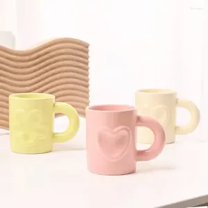 Mugs Nordic Ins Ceramics Morandi Coffee Milk Desktop Mug Sculpture Cup Living Room Dining Table Home Decoration Accessories