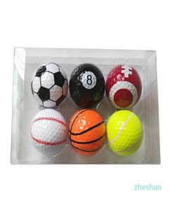 Golfbälle im Freien im Freien bunte Trainingstraining Aid Plastik Ball Leichtgewicht7783110
