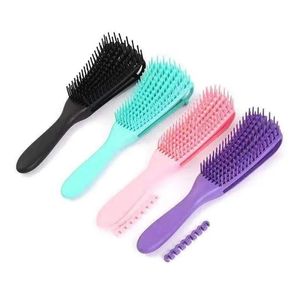 Hair Accessories Brush Detangling Scalp Mas Comb For Curly Der Hairbrush Women Men Drop Delivery Products Tools Dhp76