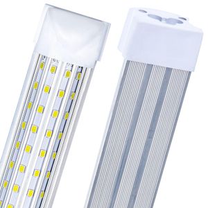 Rurki LED 20PCS w kształcie litery U 2 stóp 3 stóp 4 stóp 5 stóp 6 stóp 8 stóp chłodnica T8 Zintegrowane 4 strony światła Oprawa Stock Ins Drop Relivery Lighting Dhudj