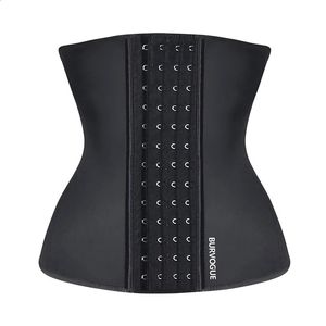 BurVogue Latex Waist Trainer Corset for Women Slimming Body Shaper Fitness Waist Cinchers Tummy Shapewear Underbust Binders 240323