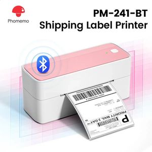 Phomemo 241 Pluetooth Thermal Label Printer Wireless Label Label Printer 4x6 متوافقة مع Woxt Android Mac 240327