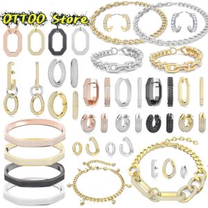 Ringe Originaler Hoop -Ohrringe 2024 Trend neue Reize Fein Schmuck Dextera Kollektion Österreich Kristall Luxusschmuck für Frau