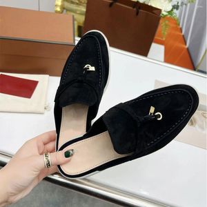 Casual Shoes Top Quality For Women 2024 Autumn Flat Bottom Tassel Fashion Comfortable Loafers Single Women's