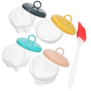 Le doppie caldaie adorano stampi per cucina da cucina a vapore a vapore cottura cuocer cottura in bracconiere creative microonde in silicone durevoli stampi