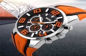 Zegarki luksusowa marka skmei chronograph Men Sports Watches Waterproof Male Clock Quartz Men039s Watch Relij Hombre 2205262741387