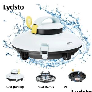 Vakuum Lydsto Cordless Robotic Pool Cleaner Matic Swimming Vacuum Wireless Robot för -parking 240322 Drop Delivery Home Garden Housek OTJSD