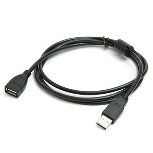 1pcs USB 2.0 Кабель мужчина к женским данным синхронизировал USB 2.0 Extender Extension Edension Cable USB Extension Cable Super Speed 80/150см