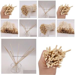 Essential Oils Diffusers 2021 3x22cm Reed Diffuser Sticks Wood Rattan Fragrance Oil Aroma för användning med Drop Delivery Home Garden Decor Dhho0