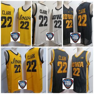 2024 neuestes Stil Iowa Hawkeyes Basketball Frauen Männer Jugendtrikot 22 Caitlin Clark