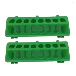 Outros pássaros suprimentos de pássaros 2pcs Recipientes de caça -níqueis de pombo de pombo pequeno desperdício de aves de aves múltiplas de alimentação dispensadora de pratos