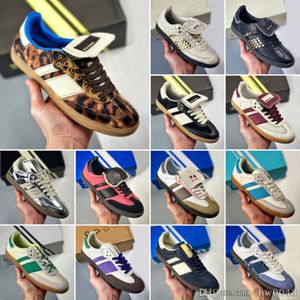 Дизайнерская обувь вегана Ogsambas Casual Shoes для мужчин Женщины -дизайнерские тренеры Cloud White Core Black Bonners Коллегиальные зеленые резинка на открытые спортивные кроссовки.