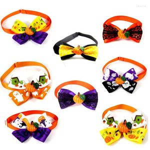 Dog Apparel 40pcs Pet Pumpkin Tie Color Optional For Long-term And Stable Supply Of Various Shop Business