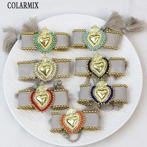 Strand 3 pezzi adorabili cachine per il cuore catrame catene di corona di cotone braccialetti regolabili accessori per donne classiche regalo 40365 40365