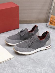 Casual Shoes Flat Bottomed Loafers LP Cashmere Knitted Socks Round Toe Straps Comfortable Men's And Women's Sports