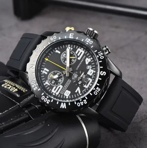 2024 Fashion Full Brand Wrist Watches Men Male Style Multifunction Luxury With Silicone Band Quartz Clock BR 11 Dial All Work