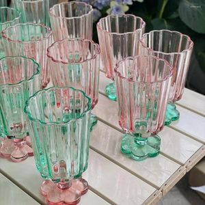 Vinglasglas Glasskopp Bekvämt grepp Lätt flerfunktioner