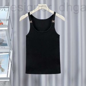 Женские танки Camis Designer 2024 Nanyou High Cond Fashion Spring Новая нить нижняя вершина майка для тонкой подгонки, удобного и универсального стиля, уменьшая возраст RI42