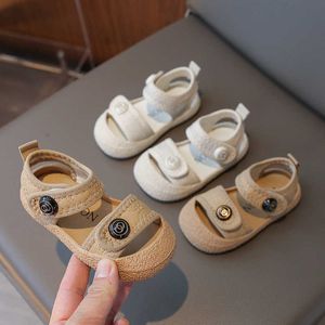 HBP NON-Brand Infant and toddler walking shoes for female babies in summer 2024 new baby sandals for male babies with soft soles for baby shoes