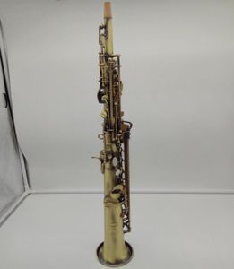 Marka MFC Soprano Saksafon Referans 54 Antik Bakır Simülasyon Bflat Soprano SAX R54 Bronz Kılıf Ağızlık Reeds Neck9305192