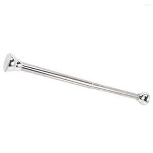 Shower Curtains Curtain Bar Pole Rod Tension No Drill Stainless Steel Home Accessory Without Drilling