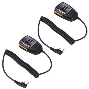 Microphones 2X Speaker Microphone Microphone for Baofeng UV5R UV5R UV5RE UVB6 BFBFUVB2 Baofeng TwoWay