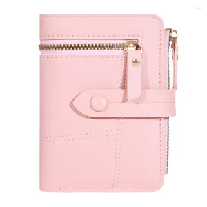 Wallets Women's Wallet 2024 Korean Style Coin Purse Folding Multifunctional Clutch Zipper Bag