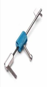 Civil Lock Quick Forced Open Lock Picks Locksmith Tool Silver Blue2412872