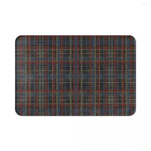 Carpets Winter Plaid Polyester Doormat Rug Carpet Mat Footpad Anti-slip Absorbent Entrance Kitchen Bedroom Balcony Toilet