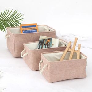 2024 Home Supplies Folding Linen Organizer Box Baby Toys Socks Clothes Book Gadget House Office Laundry Basket Storagefor baby toys storage