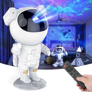 Astronaut Galaxy Projector - Luce di proiezione a stella, telecomando Astro Night Light con timer, adatto per la sala giochi, la camera da letto per bambini e adulti