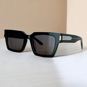 A070 Erkekler Güneş Gözlüğü Kadınlar Yüksek kaliteli asetat kare moda, model yetenekleri açık plaj sürüş kızları UV400 güneş gözlükleri