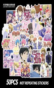 50 PCS Skateboard Stickers Ouran High School Host Club For Laptop Helmet Stickers Pad Bicycle Bike Motorcycle PS4 Notebook Guitar 3887546