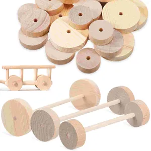 Bottiglie di stoccaggio modello auto ruote kit stick kit di legno accessori non finiti artigianato artigianale