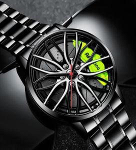 Men039s Watches Automatic Movement Hollow Car Wheel Waterproof Non Mechanical Watch Fashion 20214748969