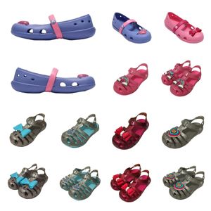 Gril Sandals Eva Kids Crocclog Crocodile Shoes Non-Slip Lightweight Resport While عالي الجودة من Summer Summer Ventilate Slippers A-02