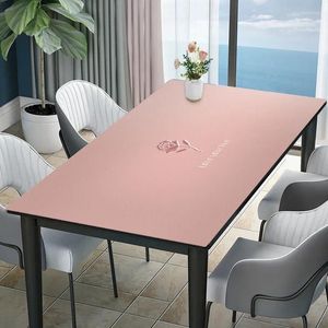 Table Cloth Simple Pu Leather Tablecloth Fashion Cushion Dining Decoration Accessories 35RDHSJB01