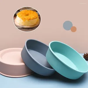 Baking Moulds Round Cake Mold Silicone Cookie Desserts Foods Pan Non Stick Pastry Heating Molds Kitchen Accessories