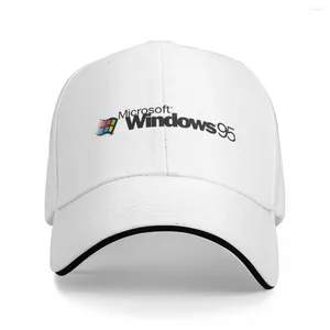 Ball Caps 2024 Summer Baseball Cap Windows 95 Computer System Merch для Unisex Trucker Casual Headwear Регулируется