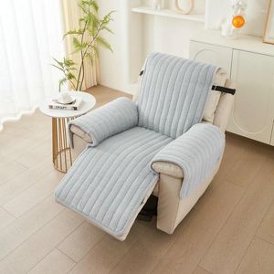 Chair Covers 1 Seater Recliner Sofa Cover Plush Lazy Boy Armchair Thick Plushs Non-slip Couch Slipcovers Furniture Protector