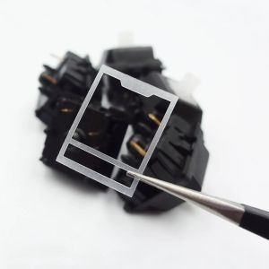 Kılıflar Durock Anahtar Filmleri 0.15mm HTV+PC Yumuşak Çift Katman Klavye Anahtarı Film 0.3mm Köpük Anahtarı Film Siyah 0.5mm Poron Anahtar Pedleri