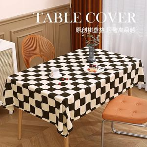 Table Cloth Waterproof Anti Scald And Wash Free Rectangular Dining Tea Fabric Tablecloth