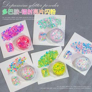 Wholesale of Ultra-thin Laser Sequins, Dopamine Sequins, Glitter Powder, Mesh Red, Explosive, and Gradient Mixed Nail Accessorie