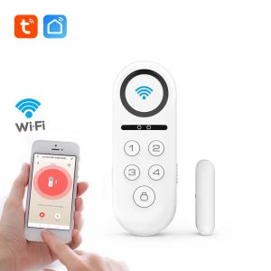 Doorbells aixiSHS WiFi Smart Siren Alarm Door Window Sensor Doorbell Function Trigger Alerts Smart Life APP