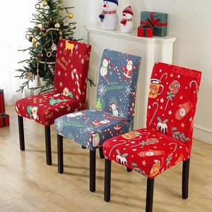 Chair Covers Christmas Dining Room Merry Home El Restaurant Cover