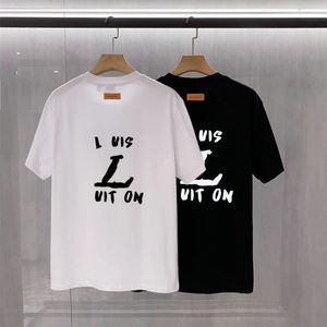 Yaz erkek kadın tasarımcılar tişörtler gevşek büyük boy tees giyim moda üstleri adamlar rahat göğüs mektup gömlek sokak şort kol kıyafetleri tişörtler erkekler için s-5xl