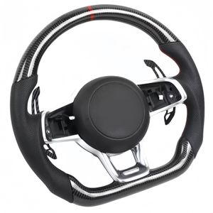 100% real carbon fiber steering wheel for Volkswagen GolfGTI GTS GTD GTE Polo GTI Scirocco T-ROC Tiguan