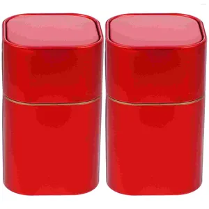 Бутылки для хранения 2 шт. Чайные кофейные банки для контейнера для контейнера для контейнера Canister Canistr
