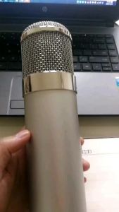 Tillbehör för U47 Microphone Body DIY Studio Case Shell Silver Color With Chrome Plated Basket In Stock Skickar av Express Free Frakt